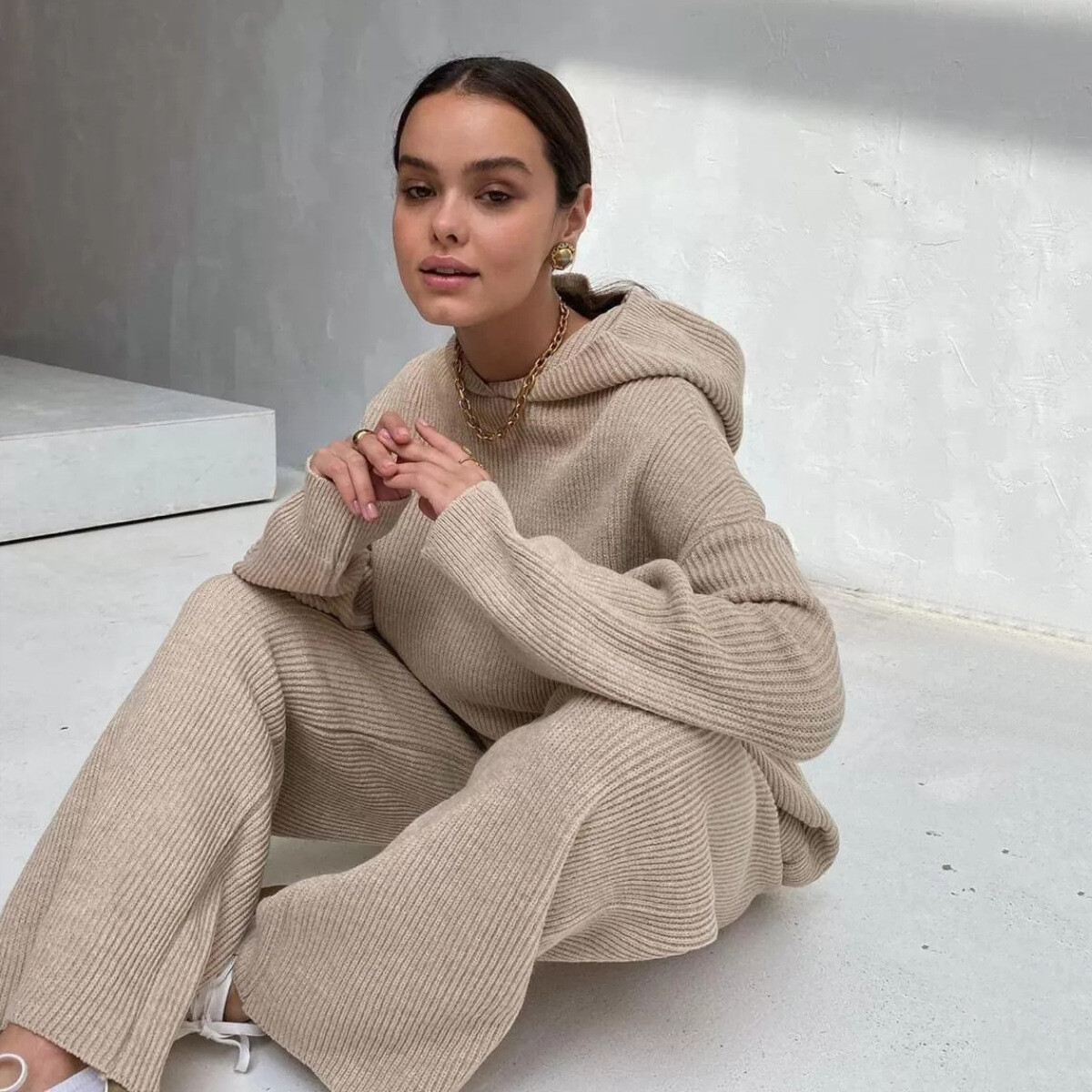 Women's New Fashion Sports SweatSuit Two-piece Set