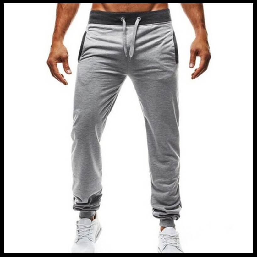 New  Simple Outdoor Trousers  Four Seasons Casual Straight Solid Color 