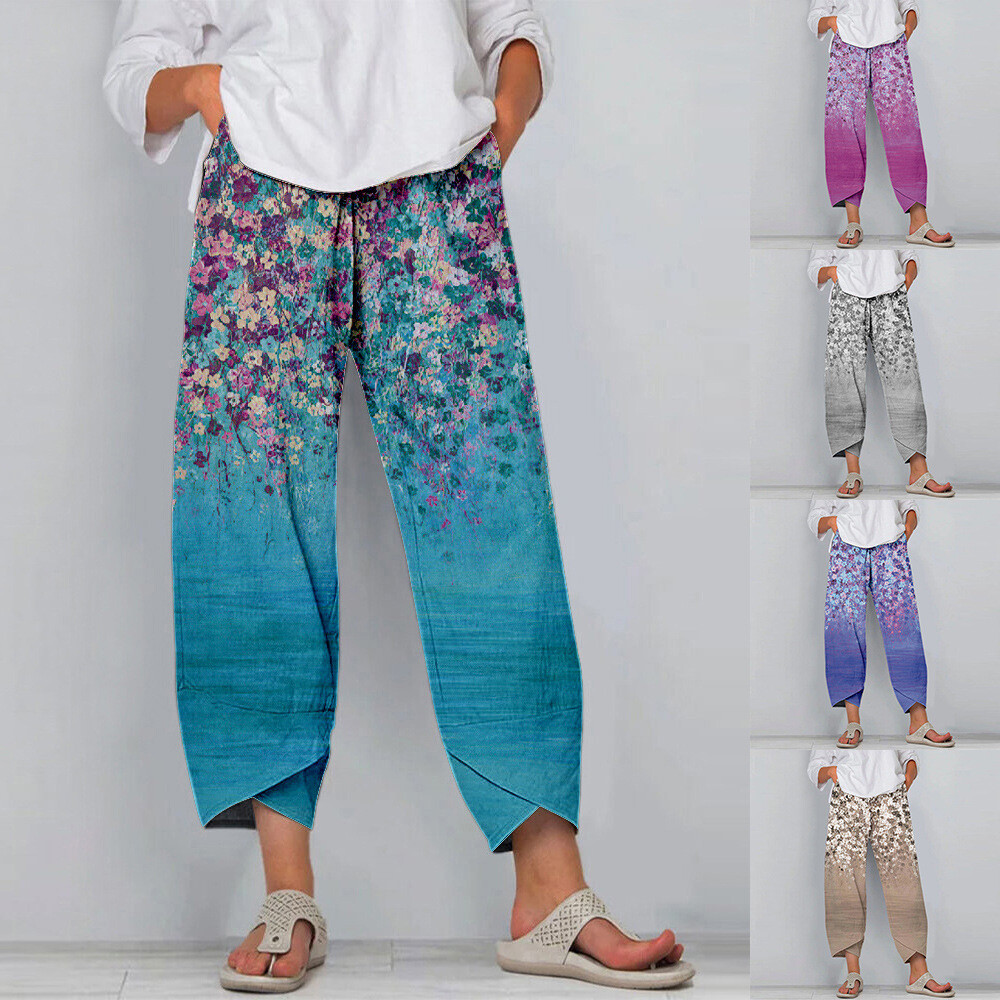 Comfortable Floral Pants