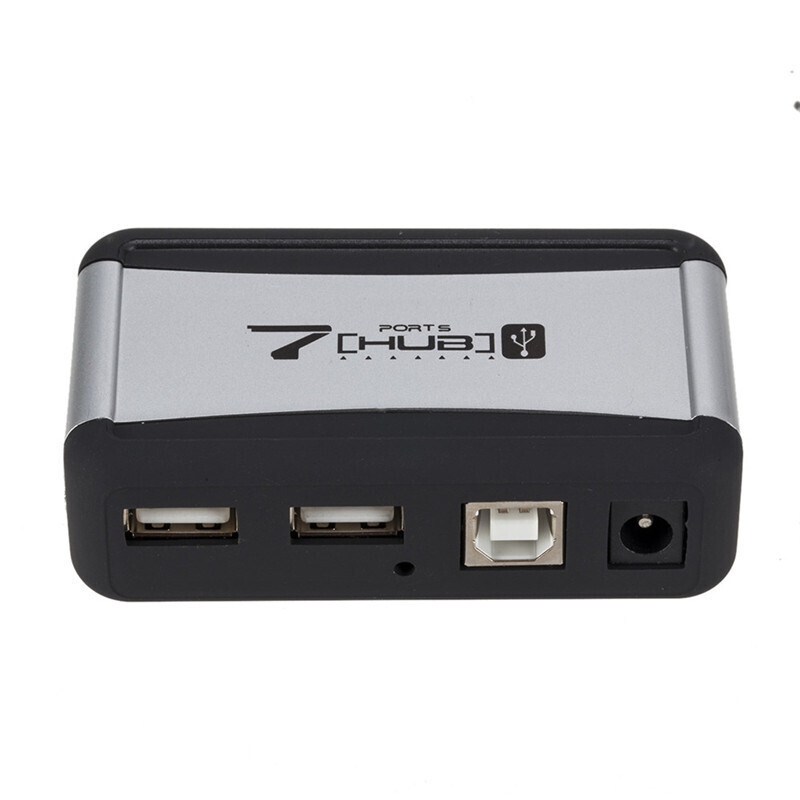 Vertical One-to-seven Port USB2.0 HUB 7-port Hub With Power Supply High-speed USB Extender