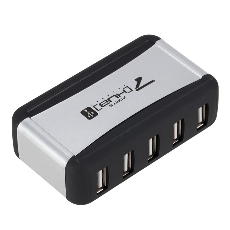 Vertical One-to-seven Port USB2.0 HUB 7-port Hub With Power Supply High-speed USB Extender