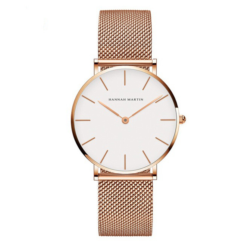 Ladies Quartz Watch Japanese Movement Simple Steel Band Watch  Watch