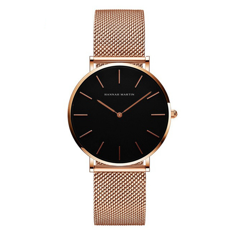 Ladies Quartz Watch Japanese Movement Simple Steel Band Watch  Watch