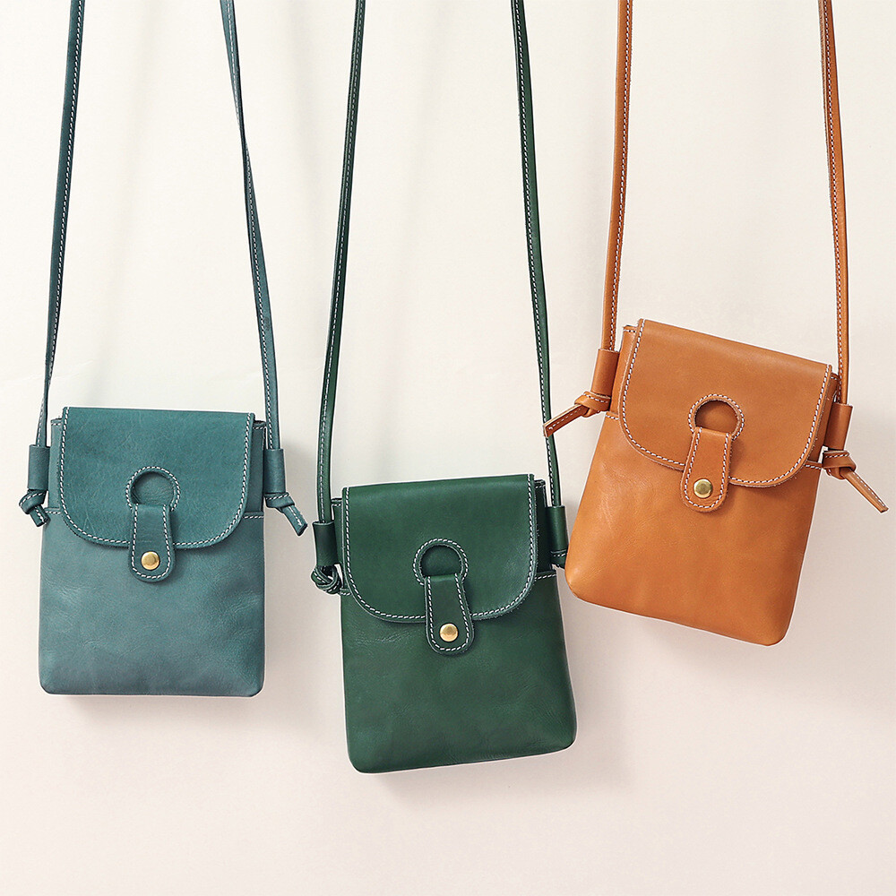 Genuine Leather Crossbody Bag  Women's  New  2023 Trend