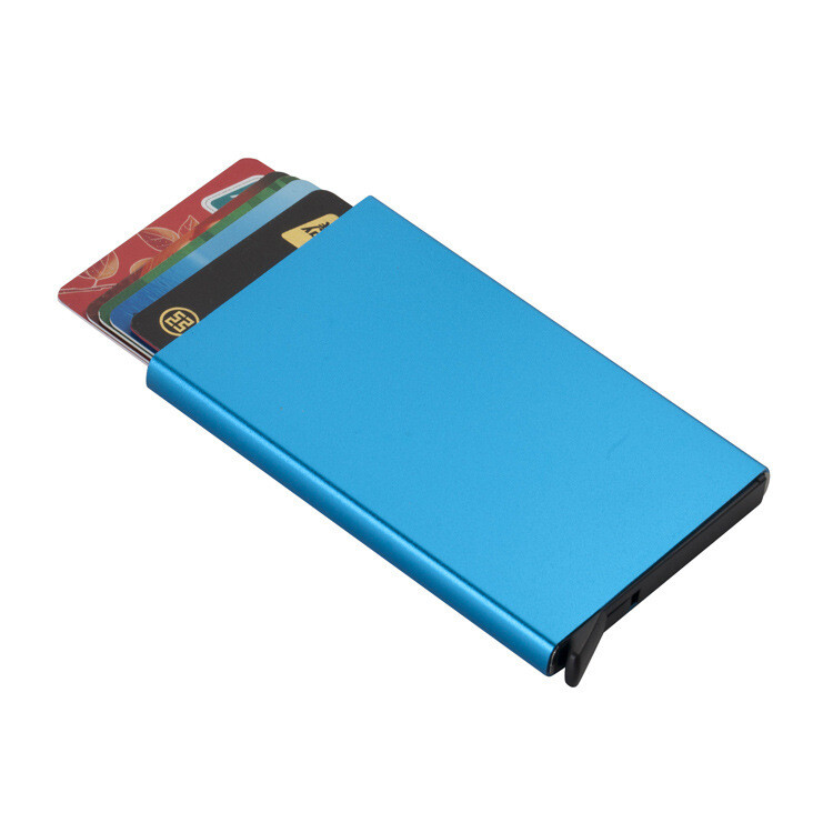 Anti Degaussing Aluminum Alloy Credit Card Holder Business Card Holder RFID Metal Card Holder