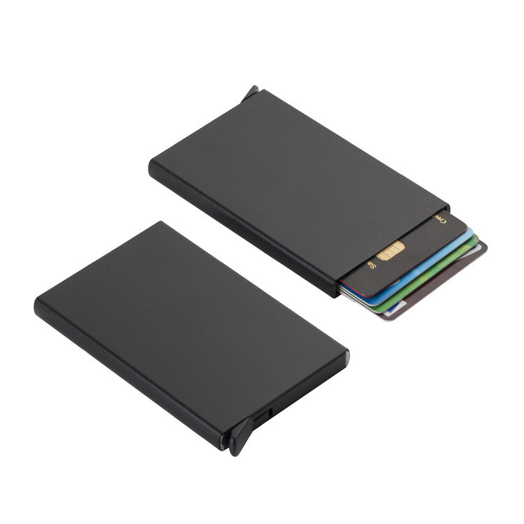 Anti Degaussing Aluminum Alloy Credit Card Holder Business Card Holder RFID Metal Card Holder