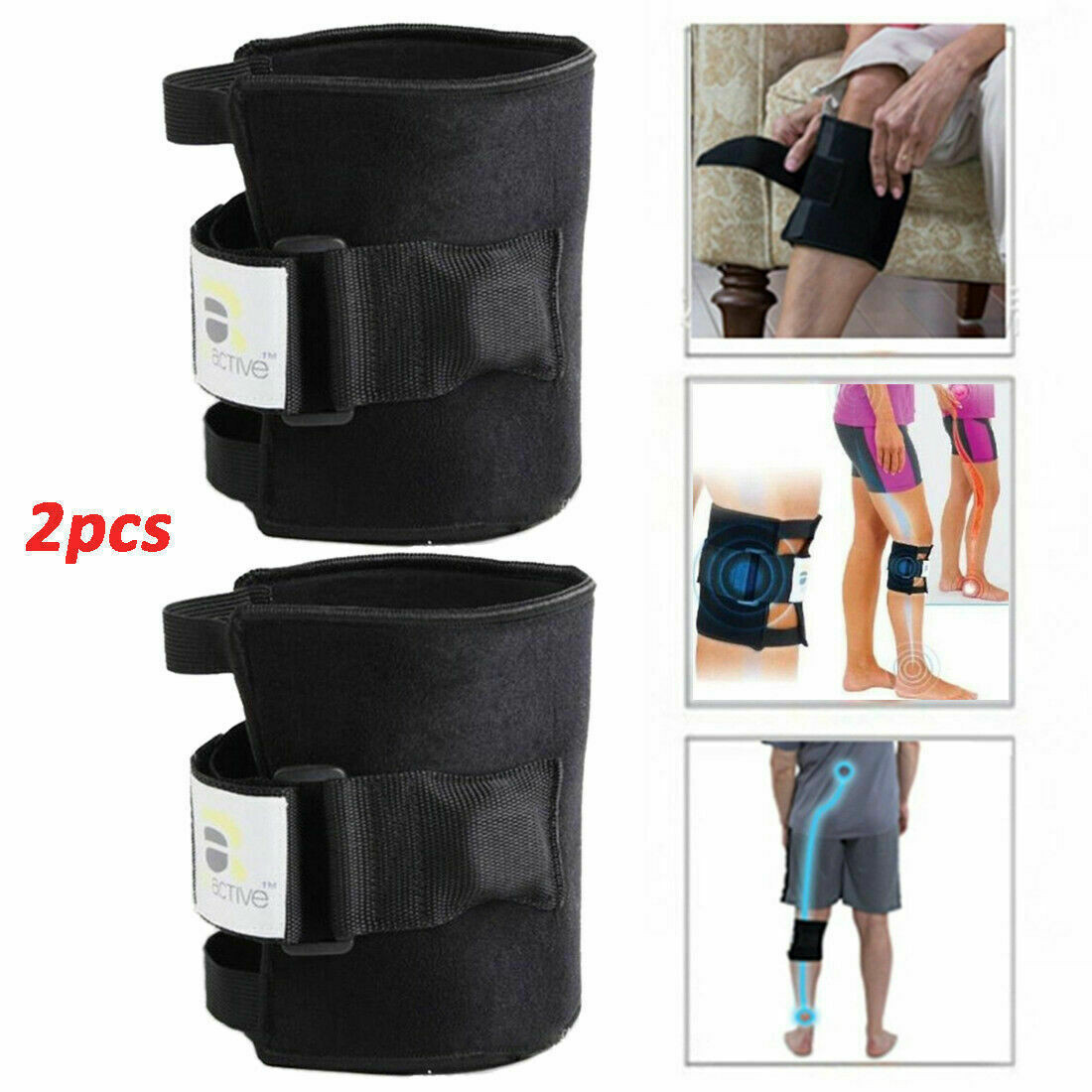 Popular Magnet Health Care Knee Brace Strap Knee Pain Relief  Leg Protector