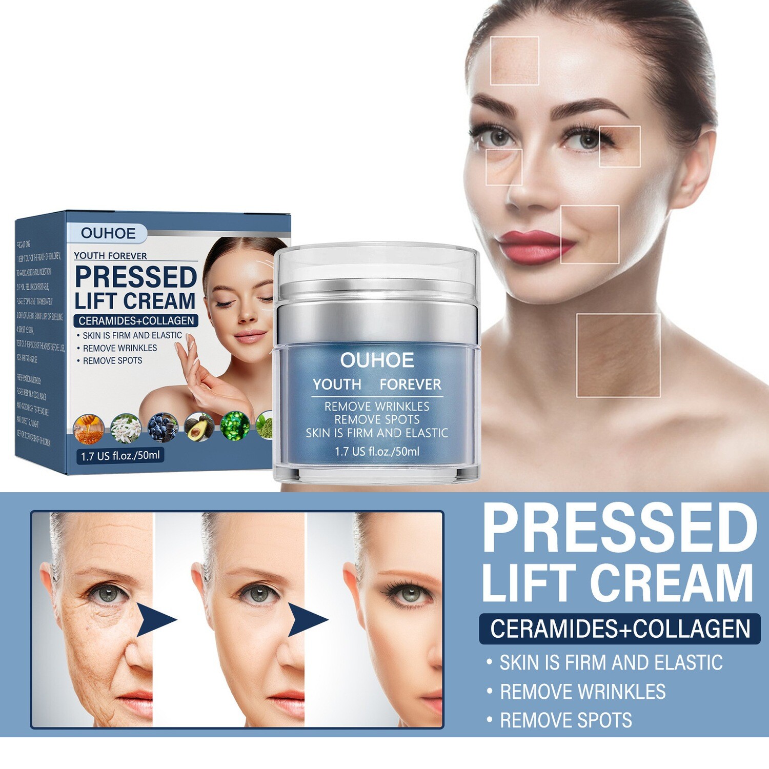 Collagen Miracle Cream skin  Rejuvenator OUHOE