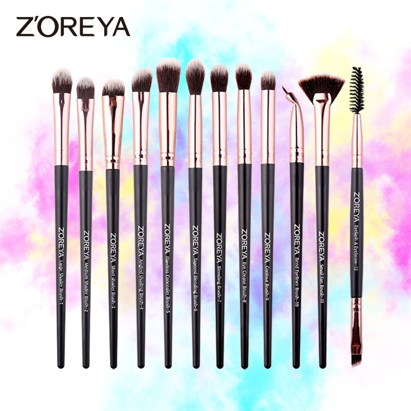 Makeup 12 Piece  Brush Set for  all make up purposes