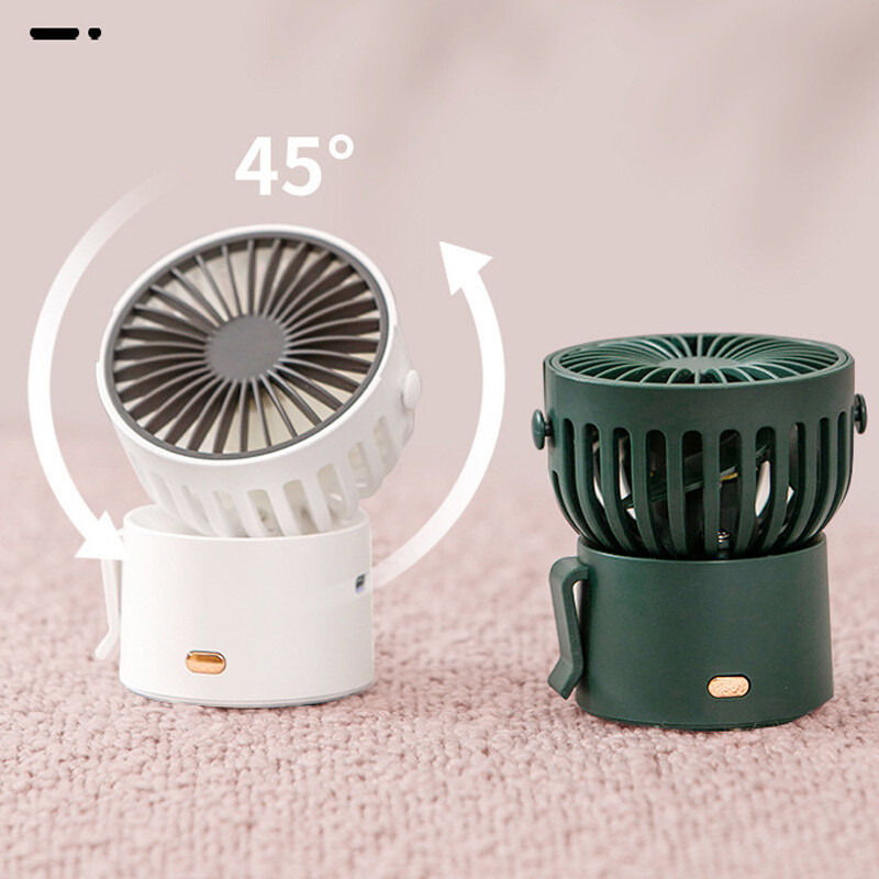 Small Fan Lightweight Mini Desktop 45° Air Supply