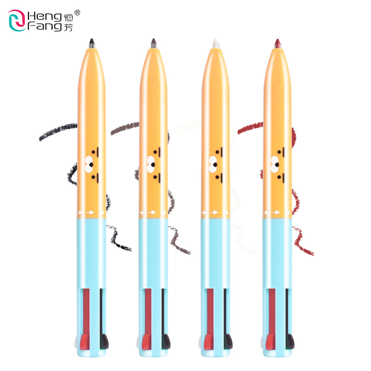 Cute Bear 4-in-1 Makeup Pencil Eyeliner Eyeliner Lip Liner