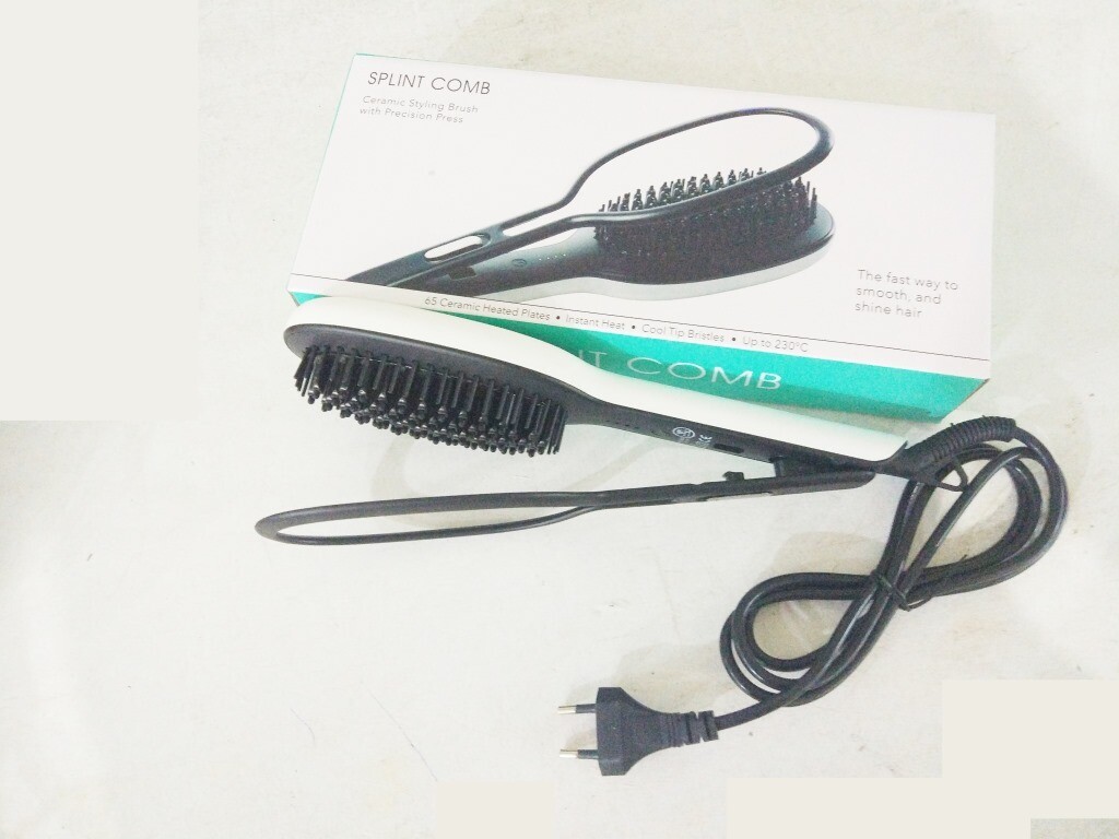 Dual-use Hair Straightening Comb Electric Magic Straight Hair Comb Splint Hair Straightener