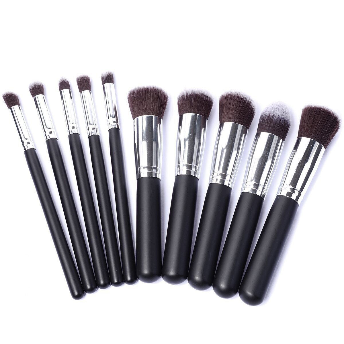 10 Brushes 5 Large 5 Small Makeup Brush Set