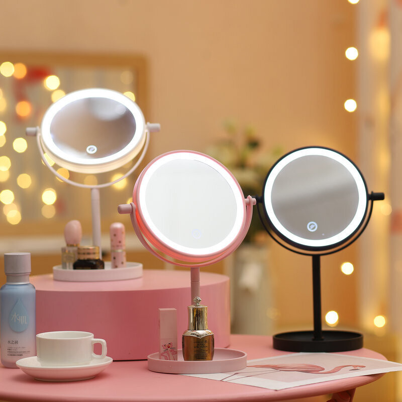 Folding Desktop Led Makeup Mirror