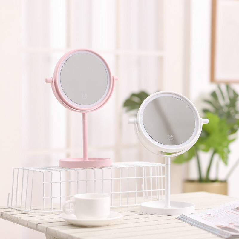 Folding Desktop Led Makeup Mirror