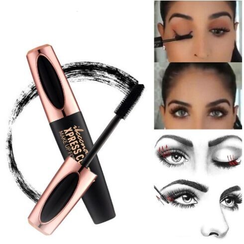 Long Curling Mascara For Thick and Long Eyelashes Black Waterproof