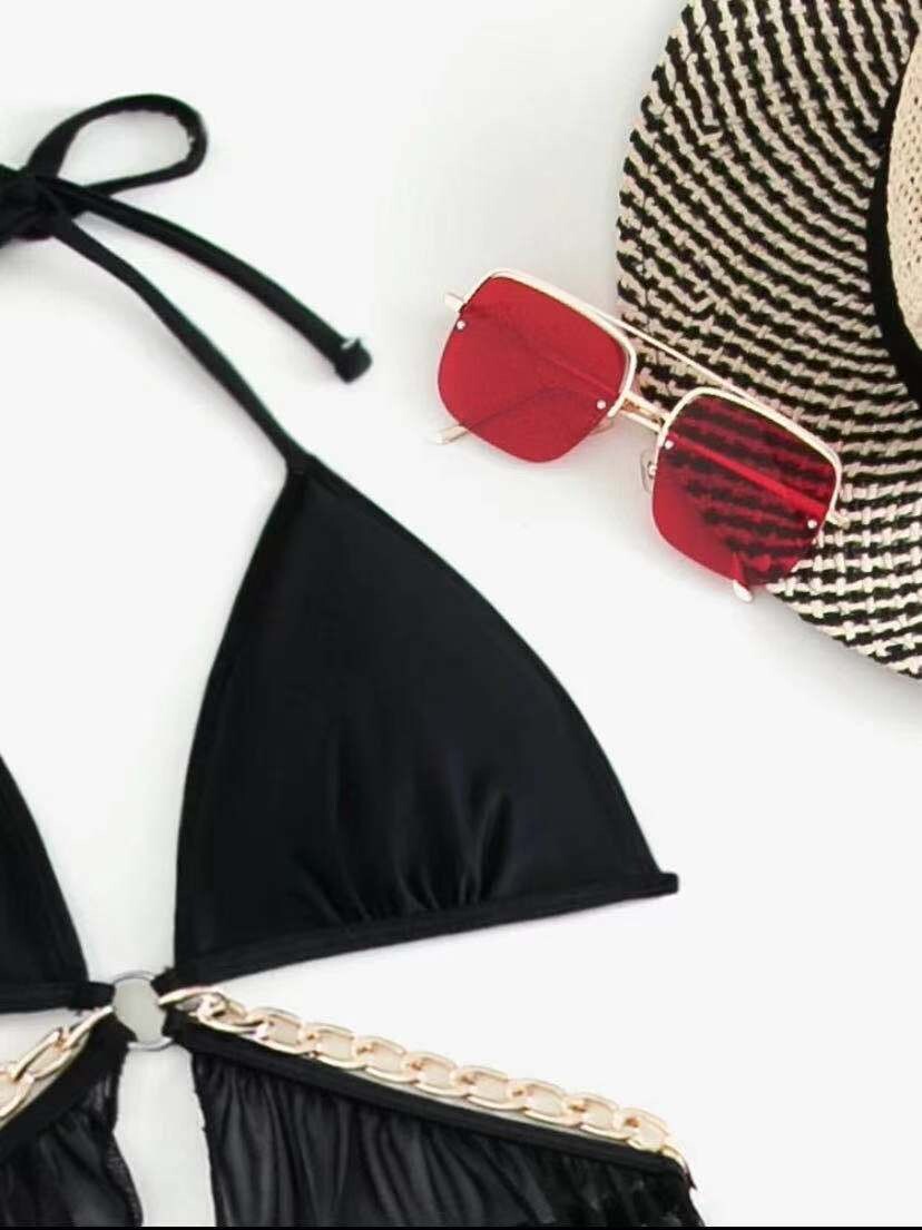 Babe Triangle One-Piece Swimsuit