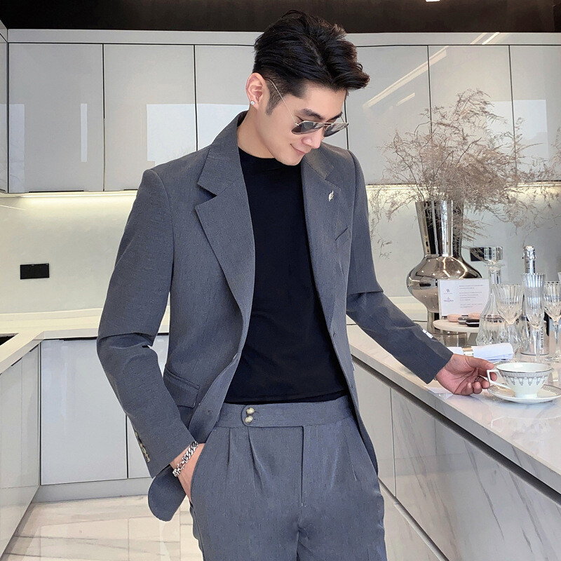 2023 Men's Single Row Two Buttons  Jacket Only