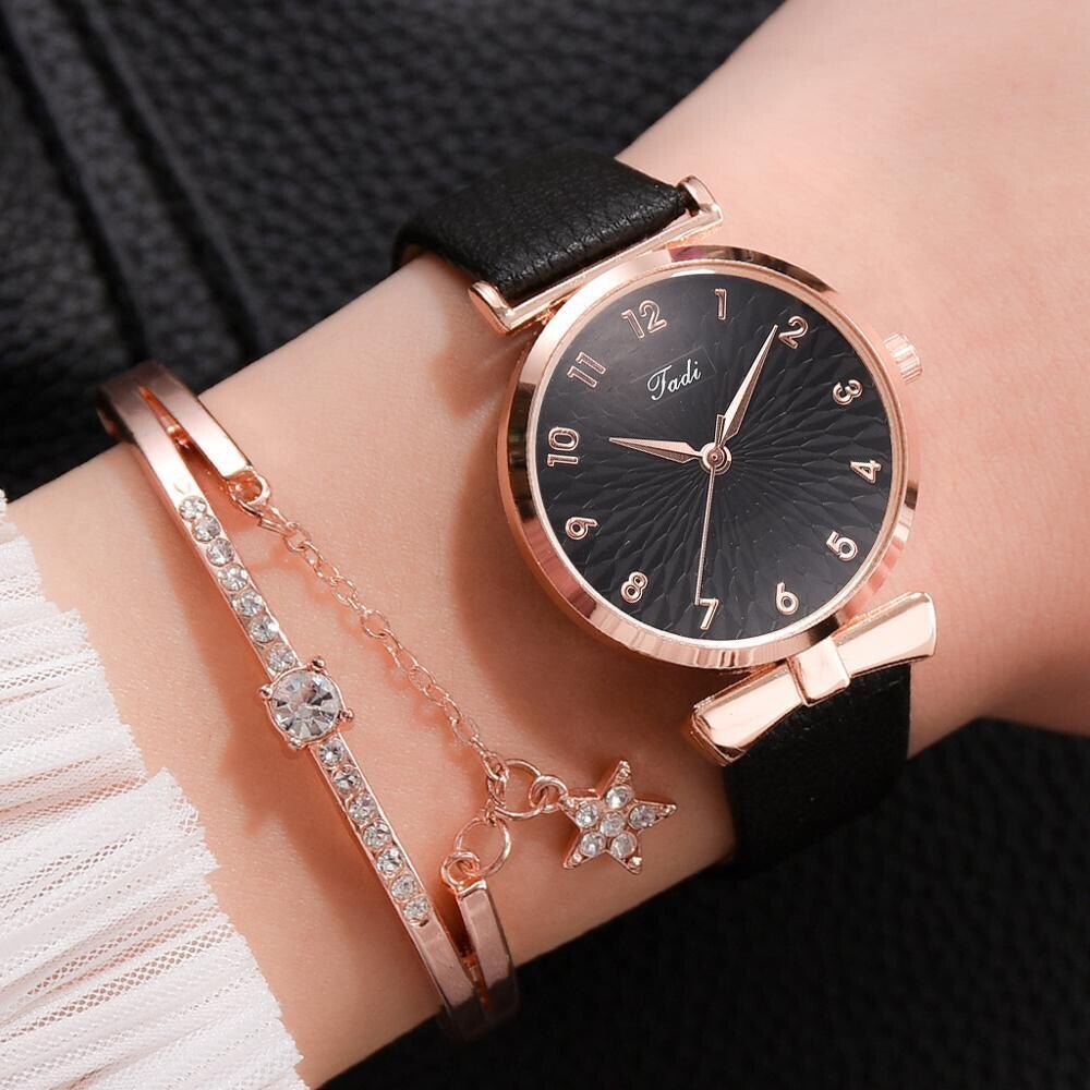 Women's Digital Watch Comes with Personalized Fashion Bracelet Gift Watch