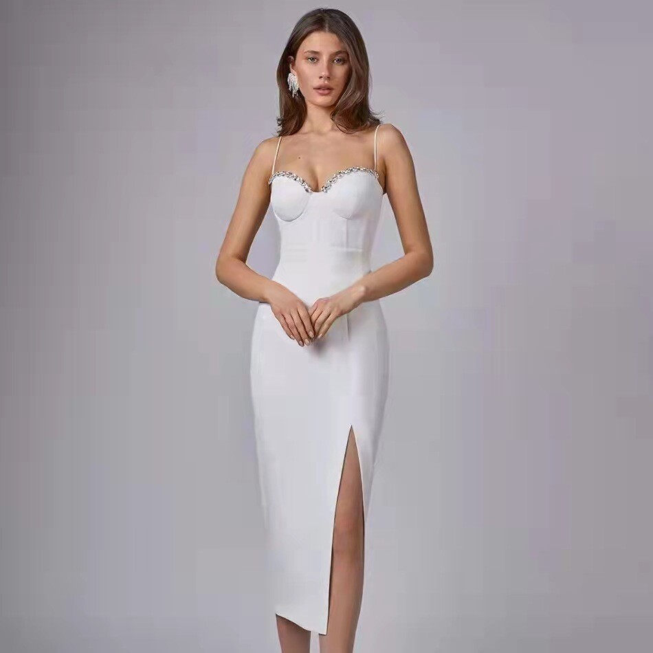 Sexy Diamond-encrusted Ladies Formal Dress