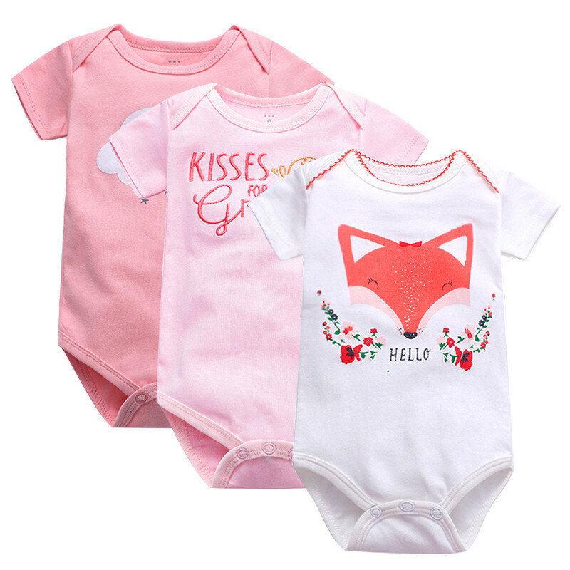 Infant Jumpsuit Short-sleeved Romper Newborn Baby