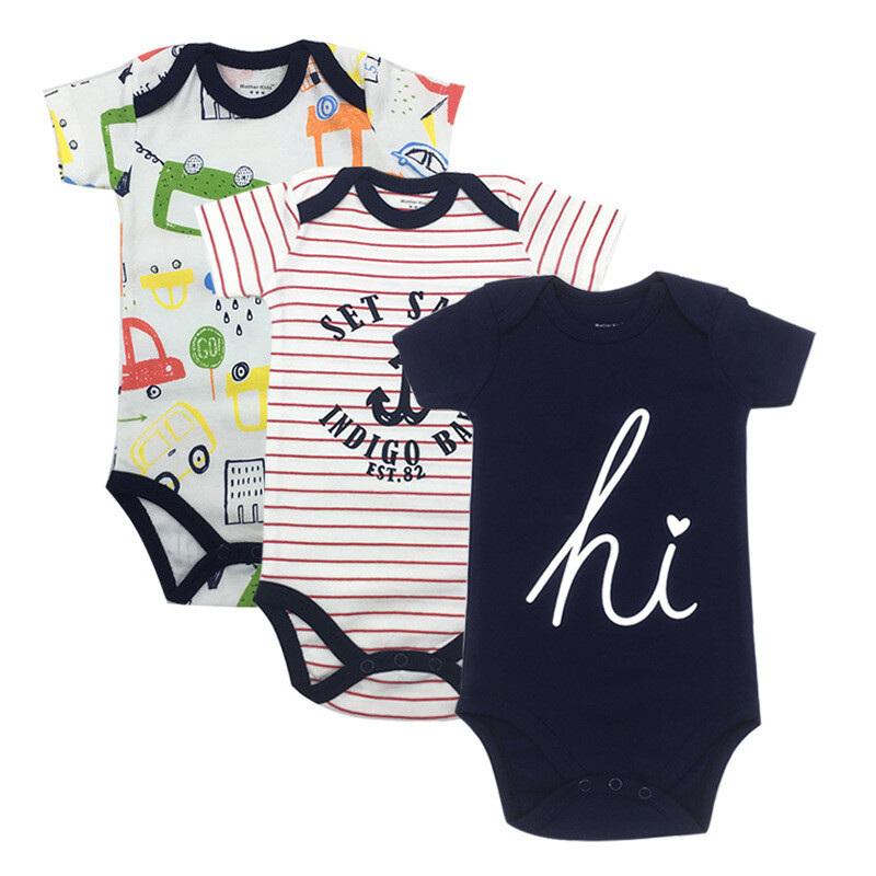 Infant Jumpsuit Short-sleeved Romper Newborn Baby
