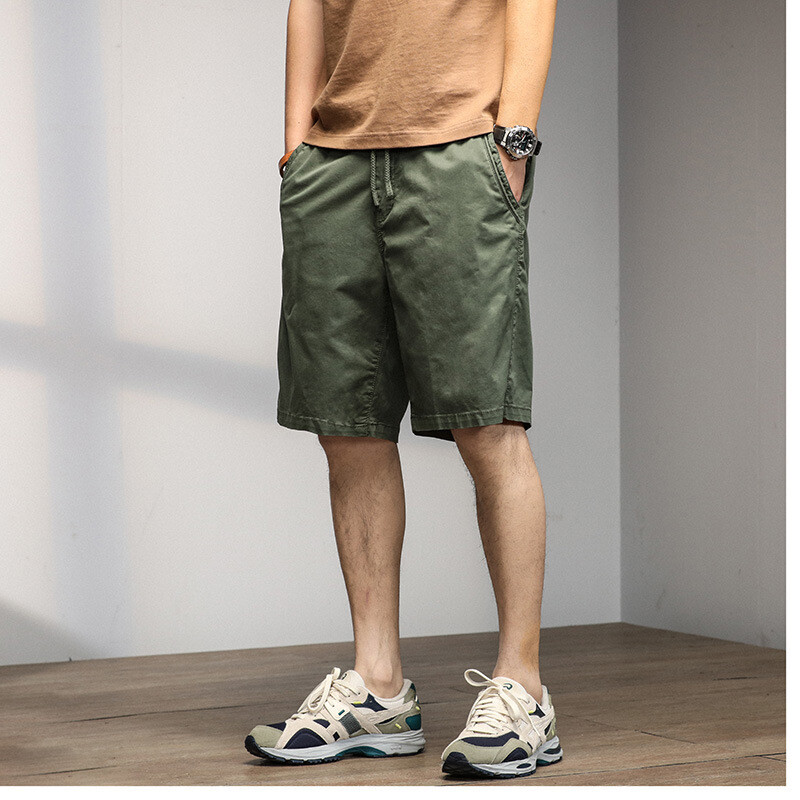 New Cotton Basic Loose Straight Solid Color