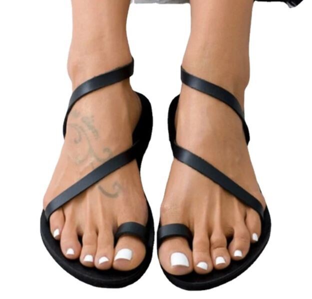 Narrow Band  Gladiator Sandals