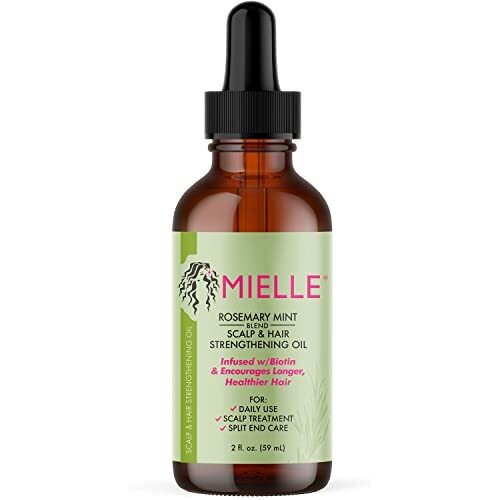 Mielle Organics Rosemary Mint Scalp &amp; Hair Strengthening Oil With Biotin &amp; Essential Oils, 