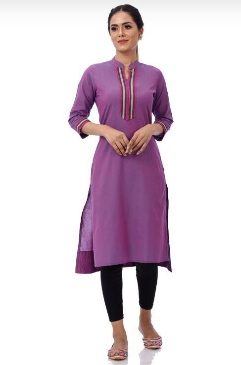 100% Cotton Printed &amp; Embroidered Bangladeshi Kurti