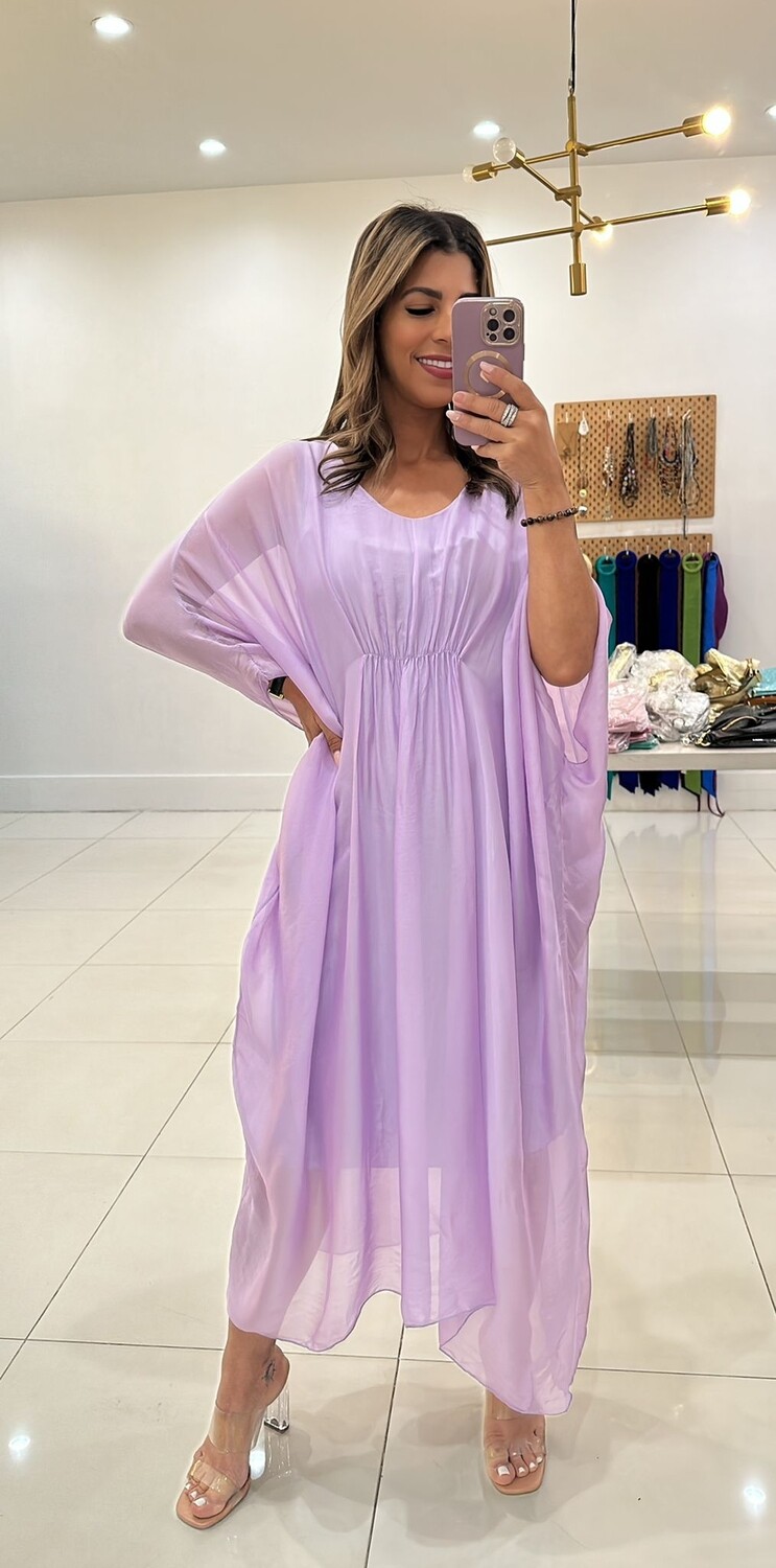 Roman Style Silk Dress