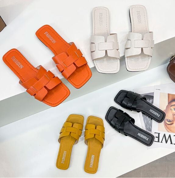 Quality Slides Sandals Womens Shoes New Fashion Design Beach Flat
