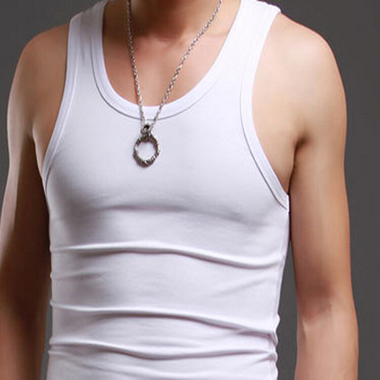 Pure Cotton Men's  sports undershirt