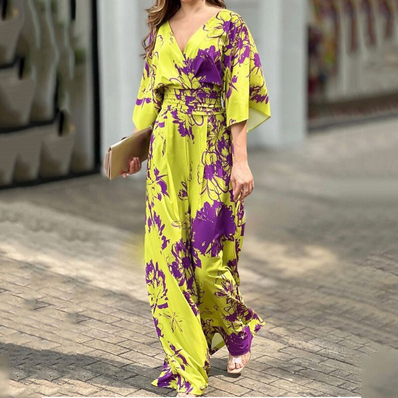High Waist  Wide-leg Jumpsuit