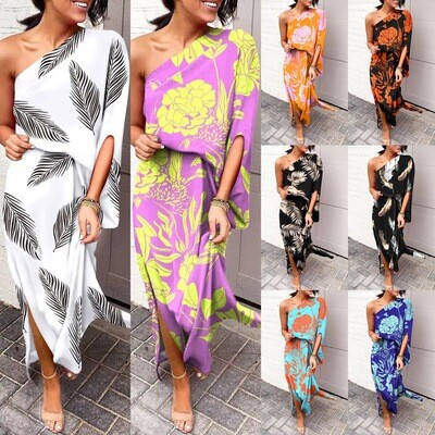 Loose Beautiful Print Dress Female