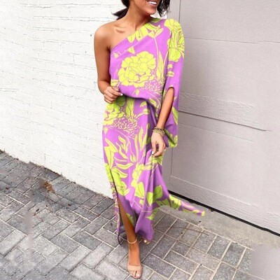 Loose Beautiful Print Dress Female