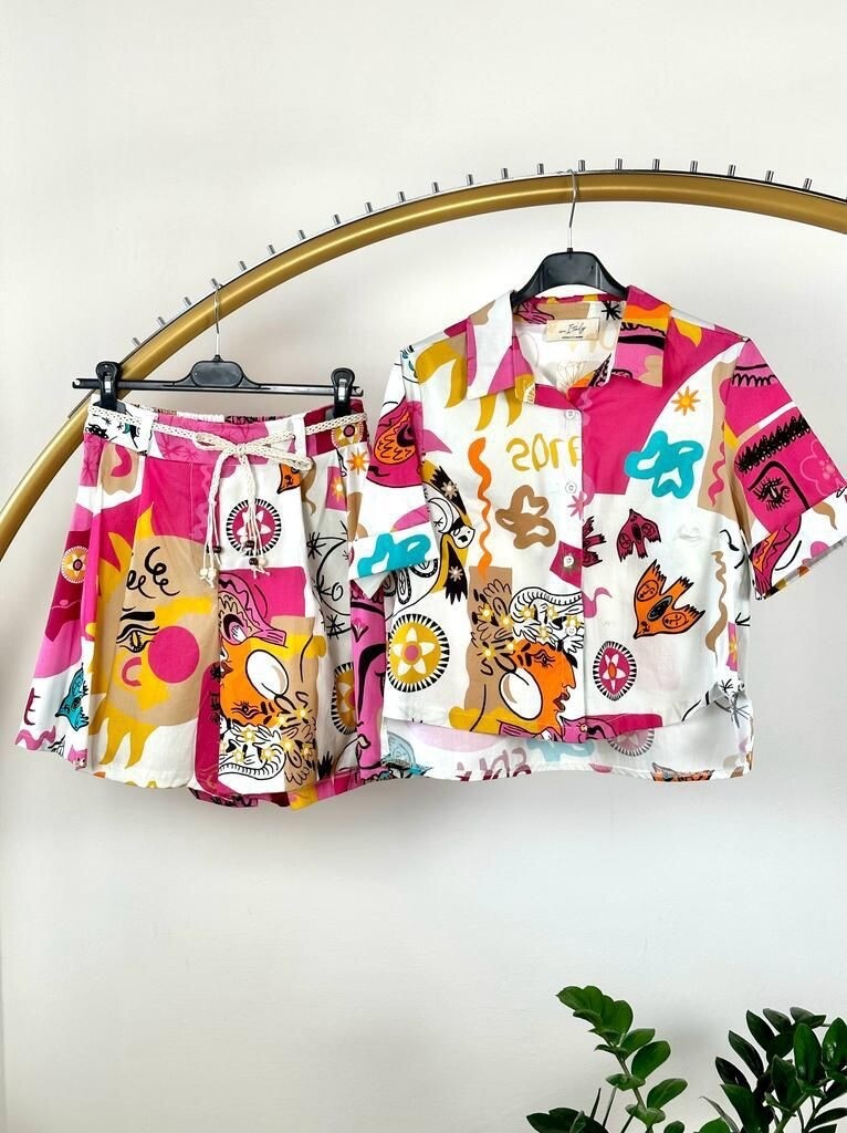 2 piece short set