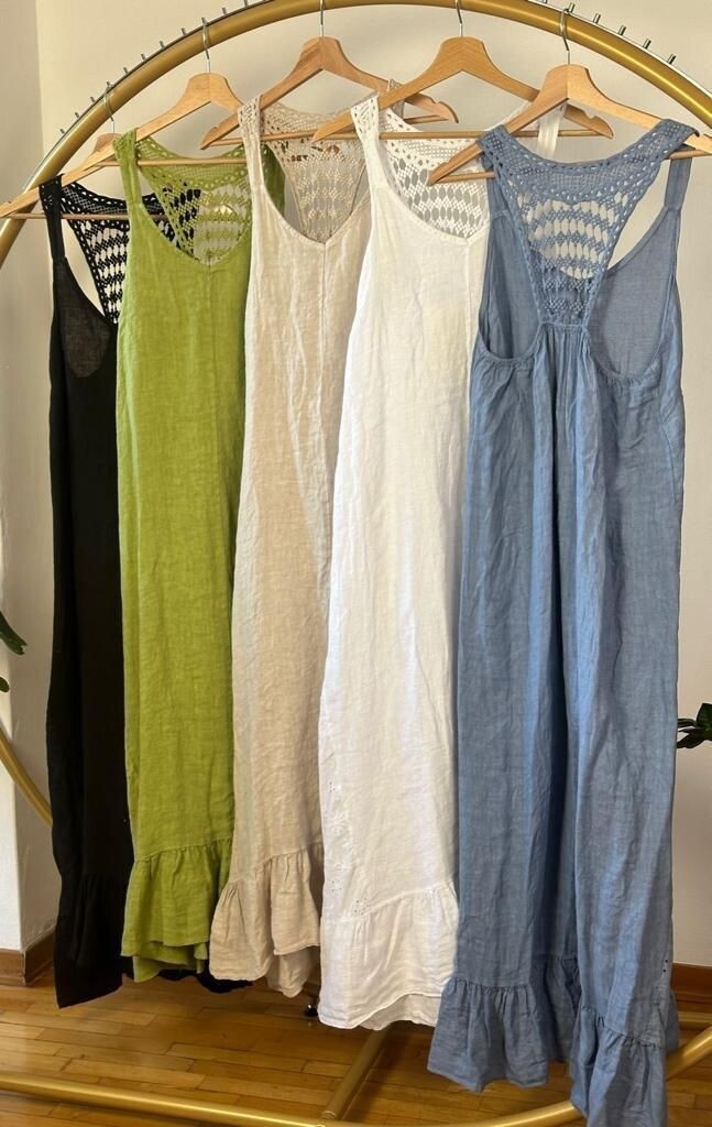 Sexy Back linen Dress