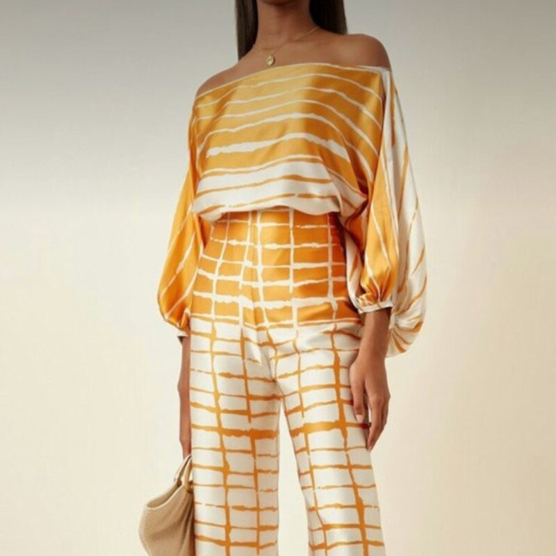 Loose Top &amp; Trousers Fashion Two-piece Set