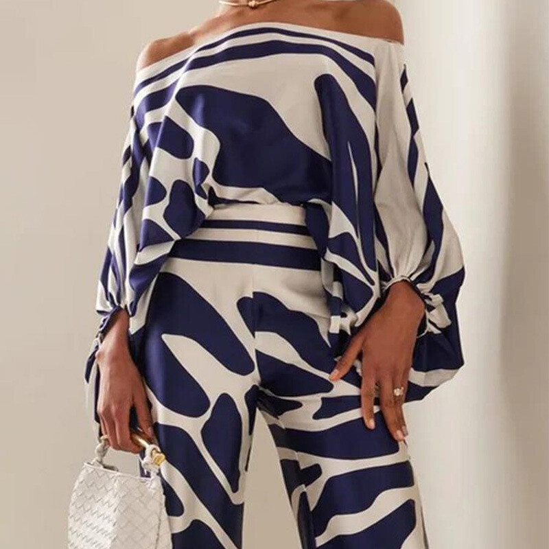 Loose Top &amp; Trousers Fashion Two-piece Set