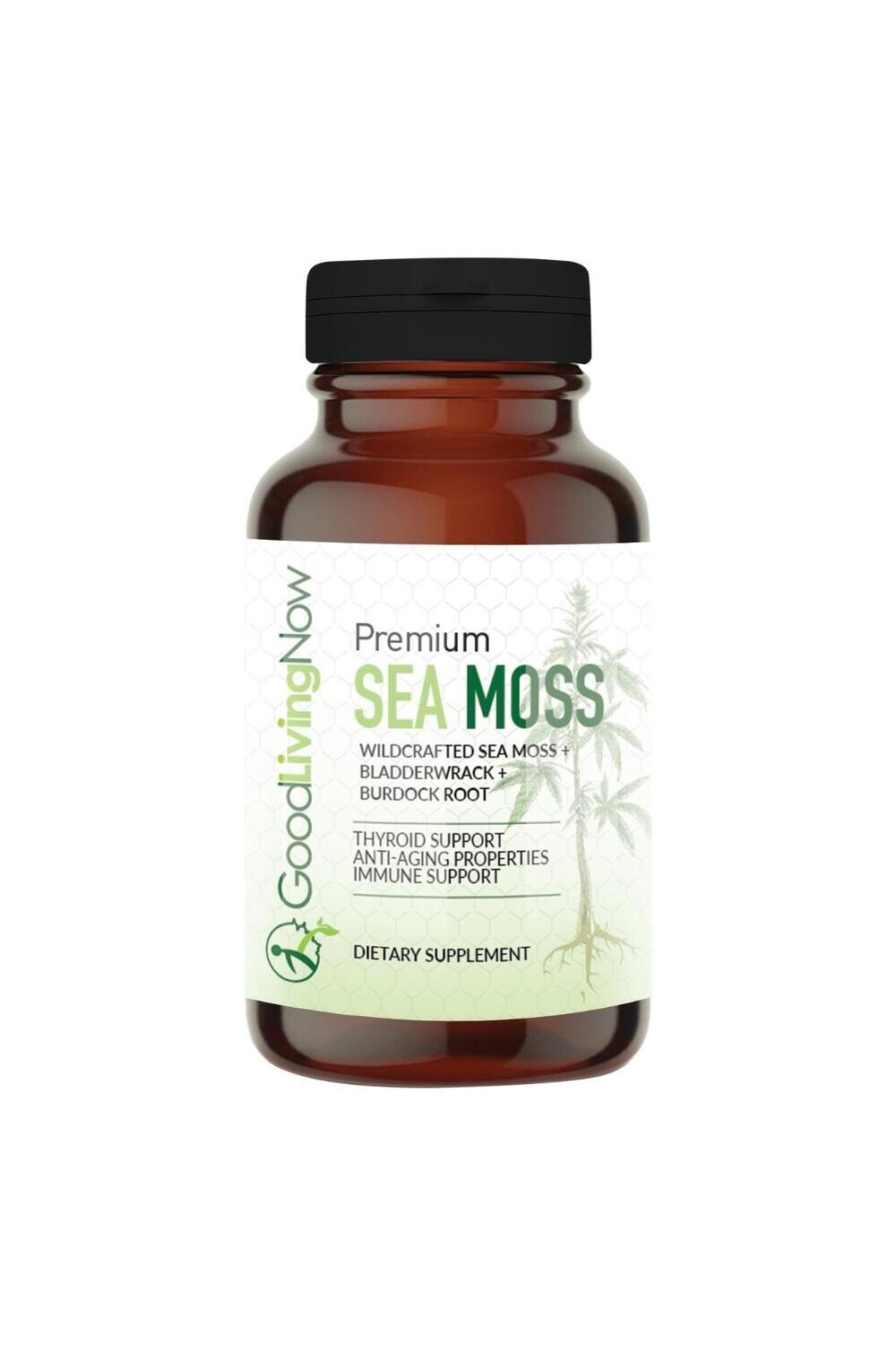 Sea Moss (Wildcrafted), Bladderwrack &amp; Burdock Root