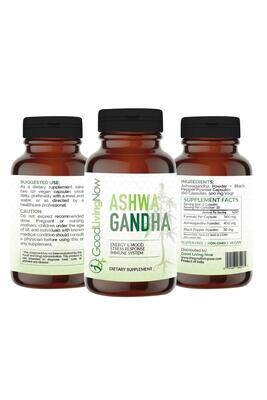 Ashwagandha Supplement Thyroid Support, Joints, Anti-Cancer, Memory, Mental Focus &amp; Emotional Wellness
