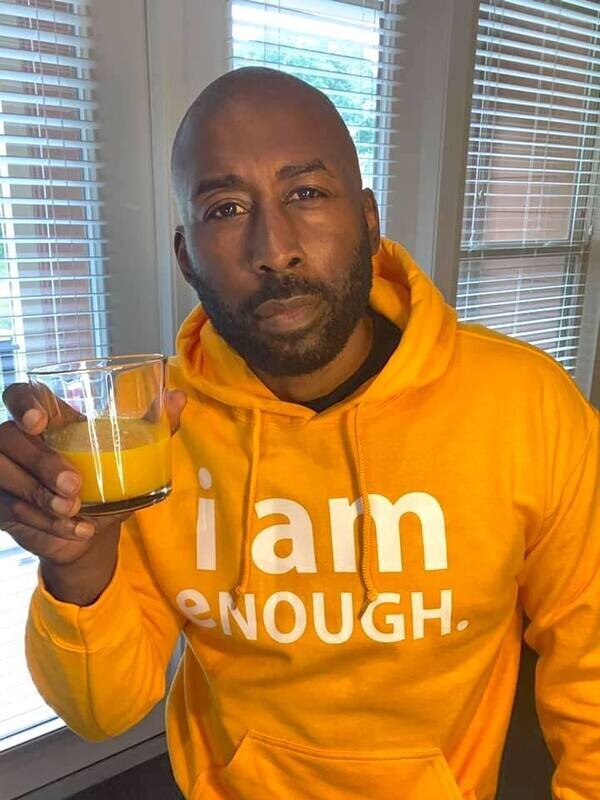 I AM ENOUGH Unisex Gold Hoodie