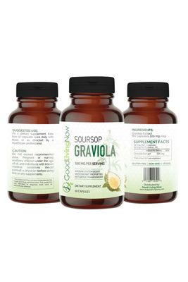 Soursop (Graviola) Capsules Good Living Now
