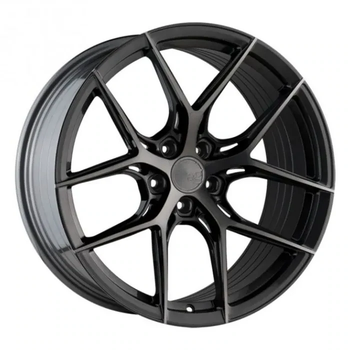 Avant Garde M580R Dark Graphite Metallic Wheel and Tire Package for C8 Corvette