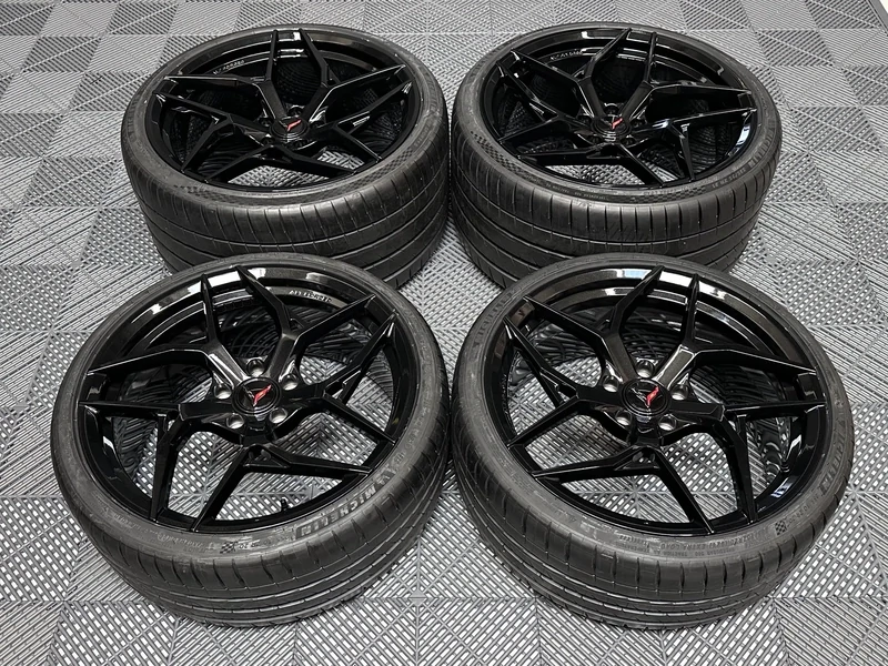 ALT12 Forged Carbon Flash Wheel and Tire Package for C8 Corvette