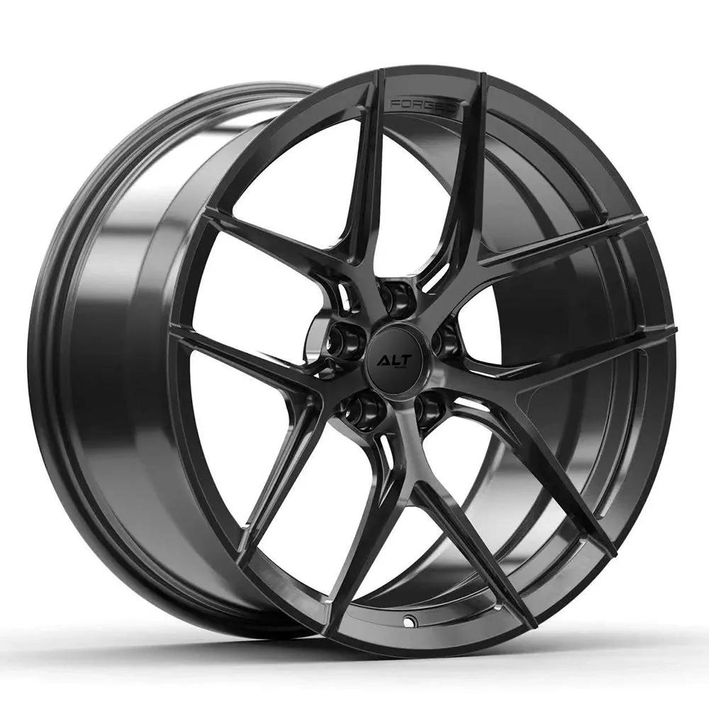 ALT5 Forged Gloss Black wheels for C6 Corvette Z06 | Grand Sport