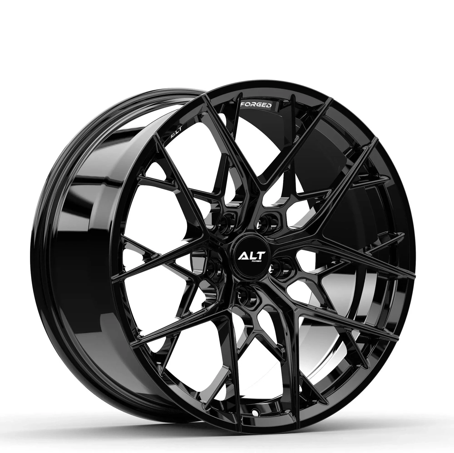 ALT15 Forged Gloss Black wheels for C7 Corvette Z06 / Grand Sport