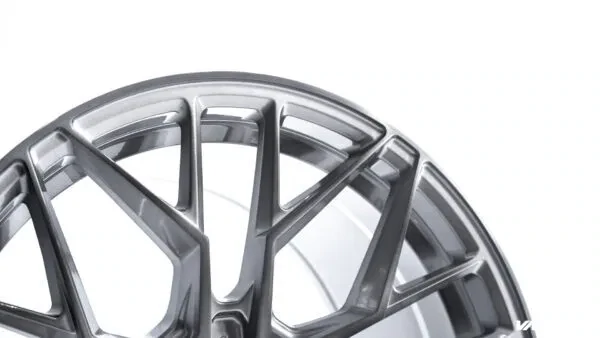 Variant Radon Brushed Titanium Face wheels