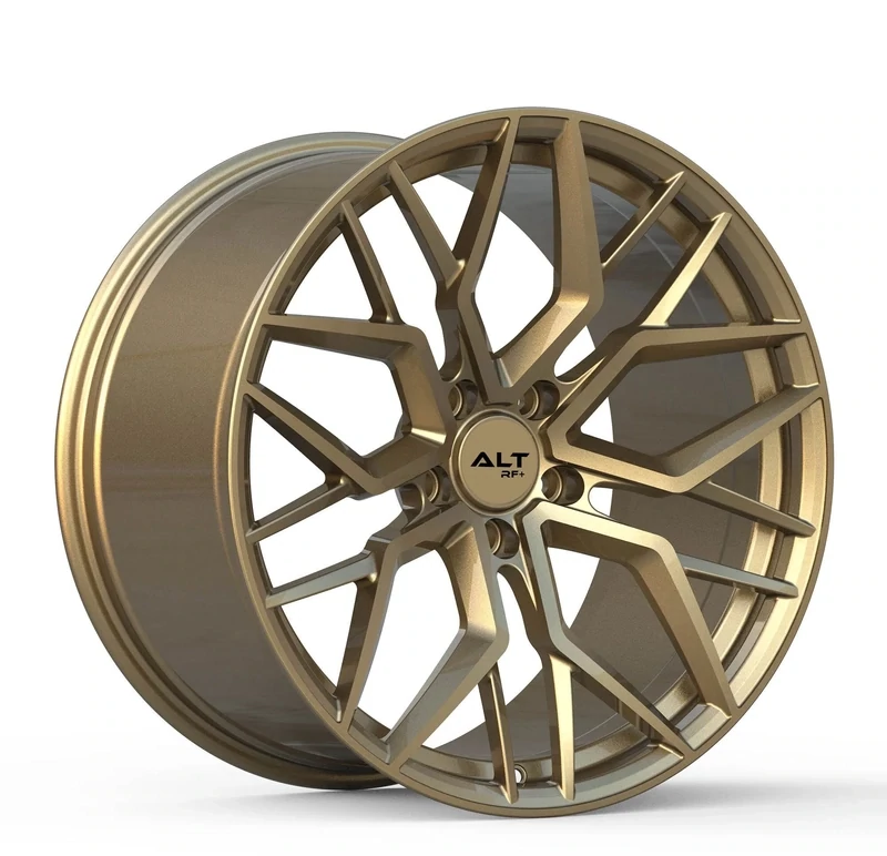 ALT Velocity Rotary Forged Satin Bronze wheels for C8 Corvette Z51 19x8.5 / 20x11